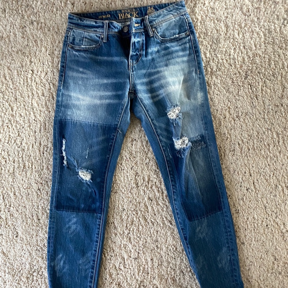 buckle black jeans